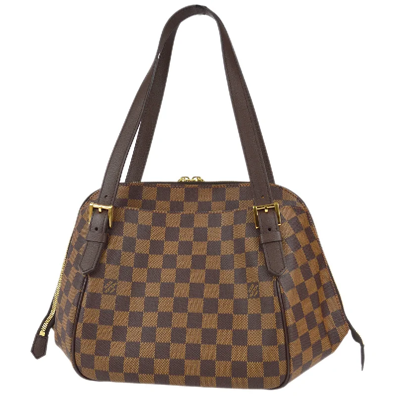 Louis Vuitton backpacks with a multi - pocket organization for functionalityLouis Vuitton 2005 Belem MM Damier N51174