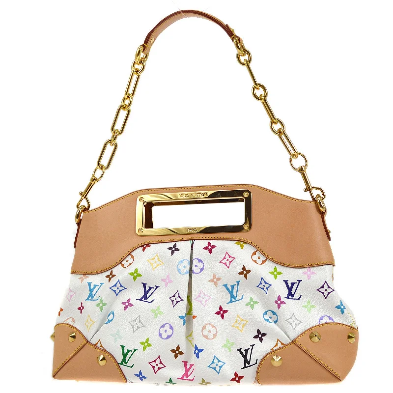 Louis Vuitton bags with a front - flap pocket for quick - access itemsLouis Vuitton 2010 Monogram Multicolor Judy MM M40255