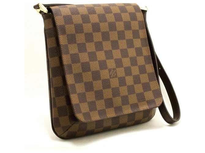 Louis Vuitton backpacks with a multi - pocket organization for functionalityLouis Vuitton Musette Salsa GM Damier Ebene Crossbody Bag