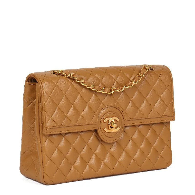 Chanel Limited Edition Handbag for CollectorsChanel Caramel Quilted Lambskin Vintage Medium Classic Single Flap Bag