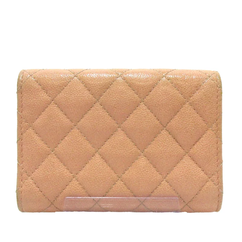 Chanel Vintage Inspired Handbag for Retro LoversCHANEL Caviar Boy Trifold Wallet Small Wallets