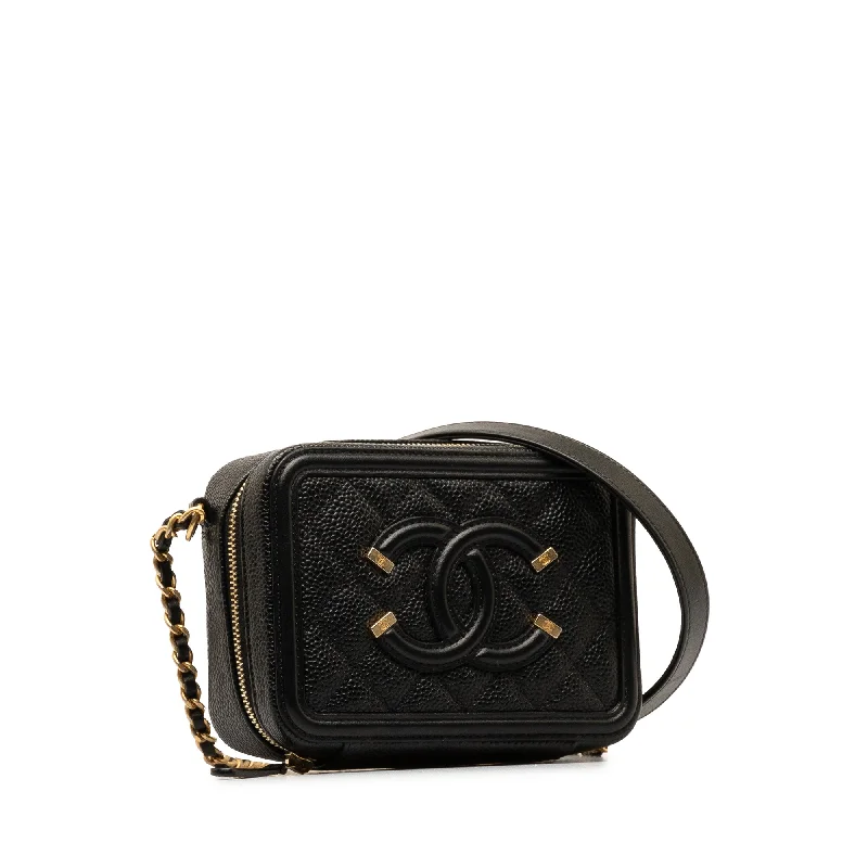 Chanel Limited Edition Handbag for CollectorsCHANEL Caviar CC Filigree Crossbody Crossbody Bag