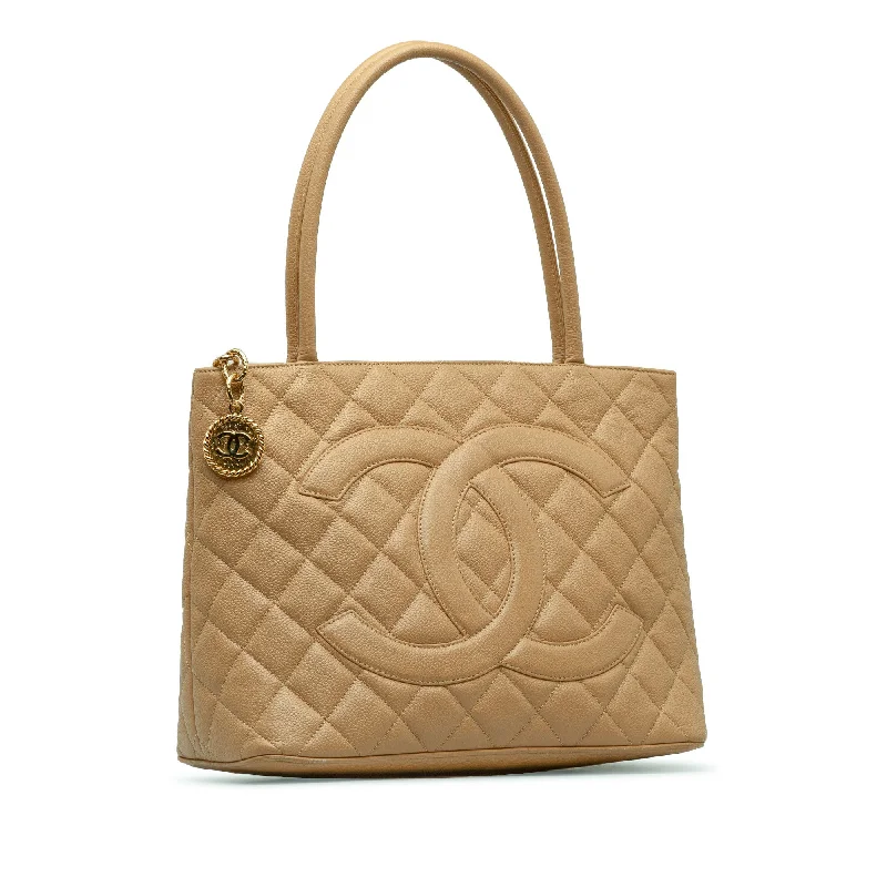 Chanel Small Crossbody Bag for TravelCHANEL Caviar Medallion Tote Tote Bag