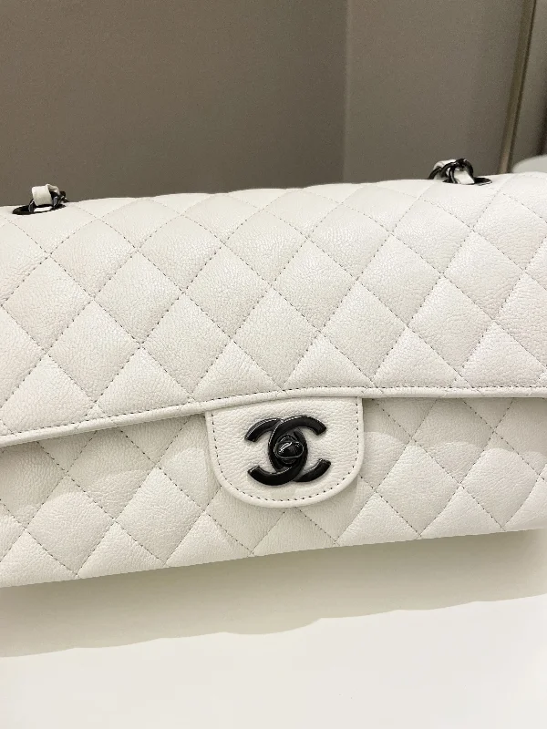 Chanel Limited Edition Handbag for CollectorsChanel Classic Quilted Medium Double Flap Ivory Calf