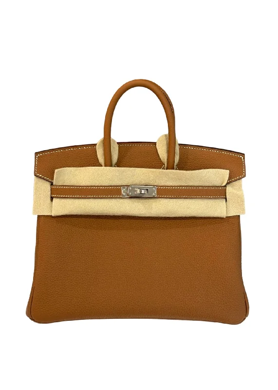 Hermes Birkin 25 Gold Togo PHW #B SKC1636