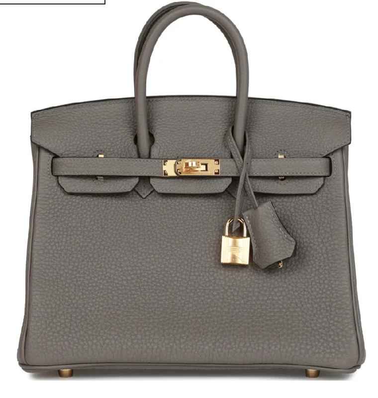 Hermès Birkin 25 Gris Meyer Togo GHW #B SKCB-094822