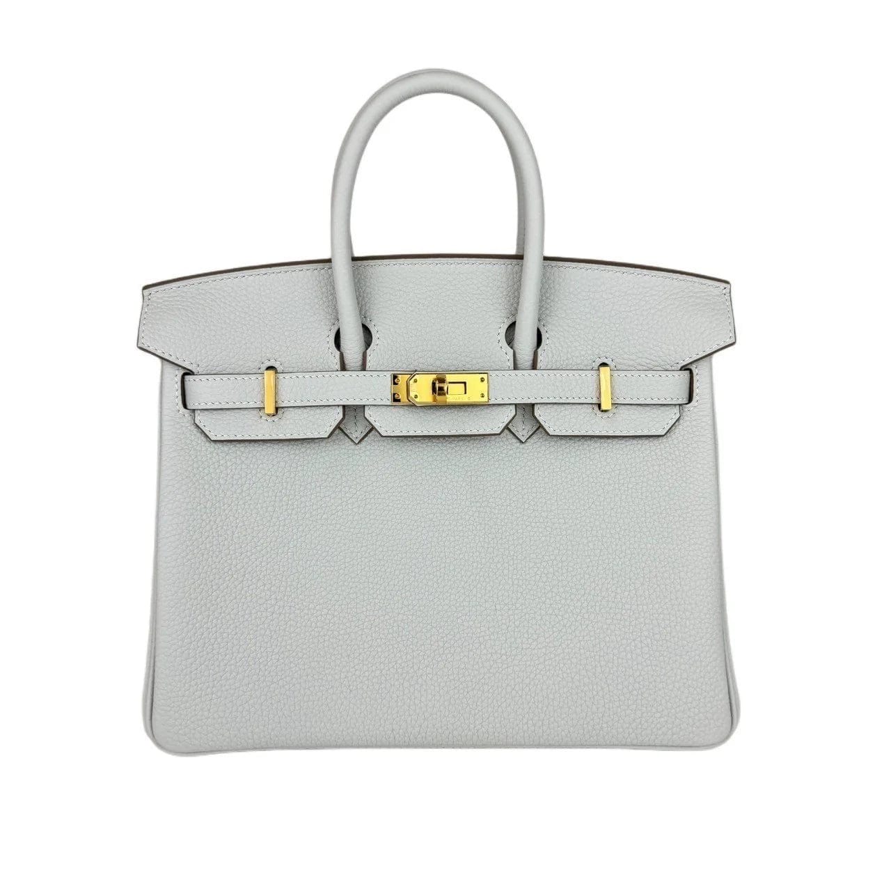 **Hermes Birkin 25 Gris Pale Togo GHW #W SKCB-103574