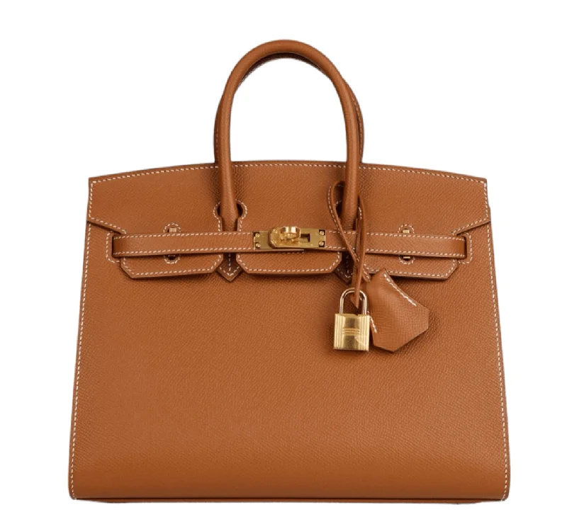 Hermes Birkin 25 Sellier Gold Epsom GHW #B SKC1854