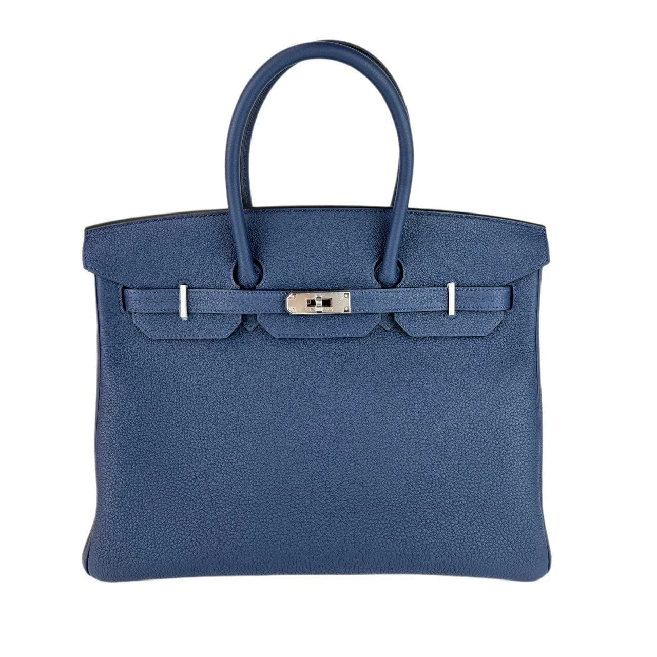 **Hermes Birkin 35 Blue Navy Togo PHW #B SKCB-103300