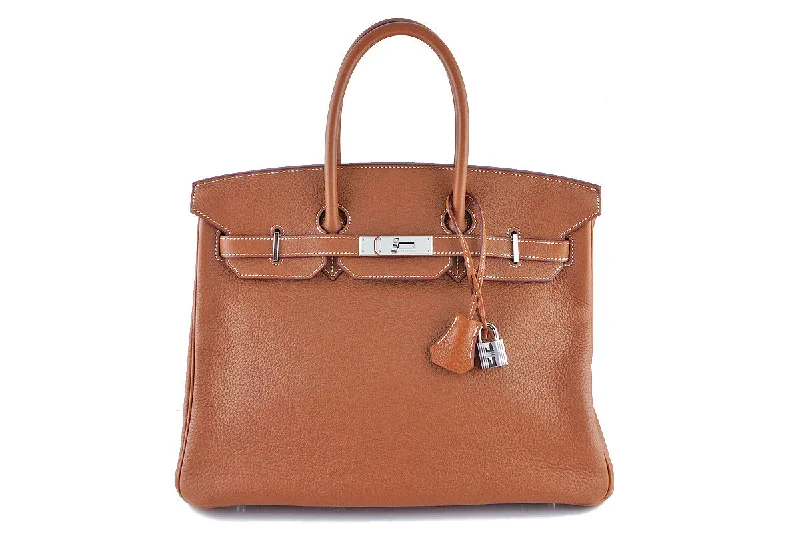 Hermes Gold Togo 35cm Birkin Bag, "M" stamp PHW