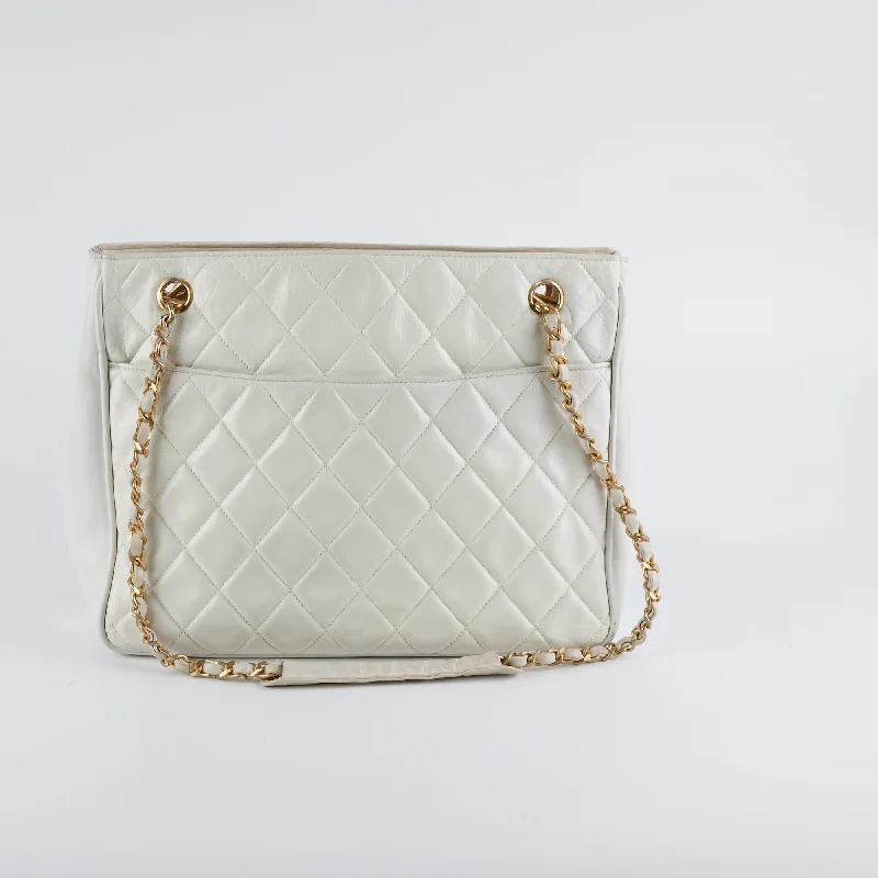 Chanel Small Crossbody Bag for TravelChanel Vintage White Tote Bag