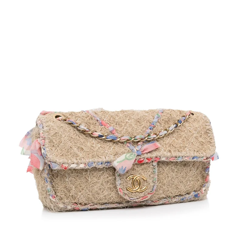 Chanel All - Match Handbag for Versatile StylingChanel Small Multicolor Organic Flap Crossbody (YTwNFn)