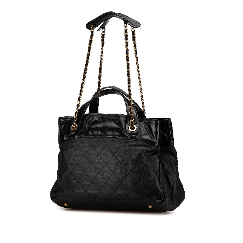 Chanel Quilted Leather Shoulder Bag for FashionistasChanel Small Quilted Calfskin In The Mix Satchel (Mf2tgw)