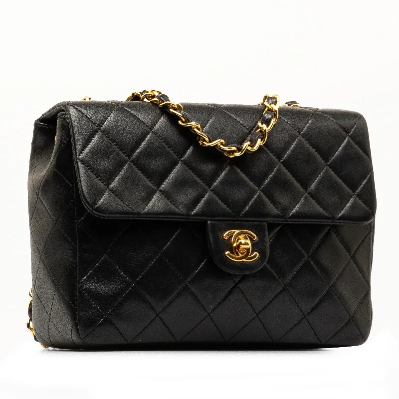 Chanel Small Crossbody Bag for TravelChanel Square Classic Quilted Lambskin Flap (UItkKW)