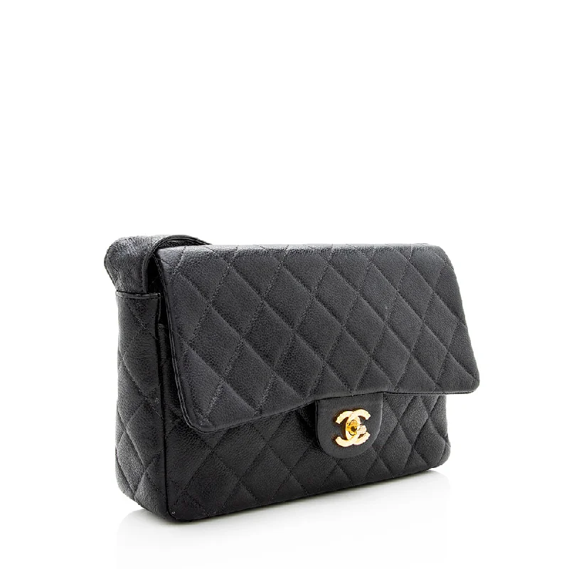 Chanel Medium Tote Bag for Office LadiesChanel Vintage Quilted Leather Flap Shoulder Bag (18935)