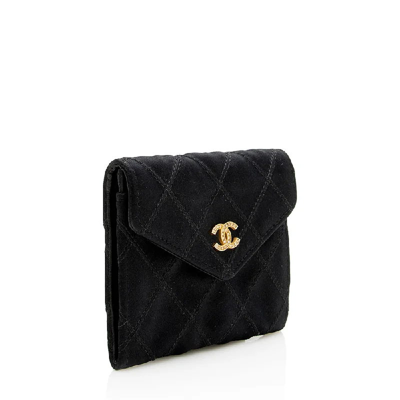 Chanel Lightweight Handbag for Daily ErrandsChanel Vintage Satin Compact Coin Case (14692)