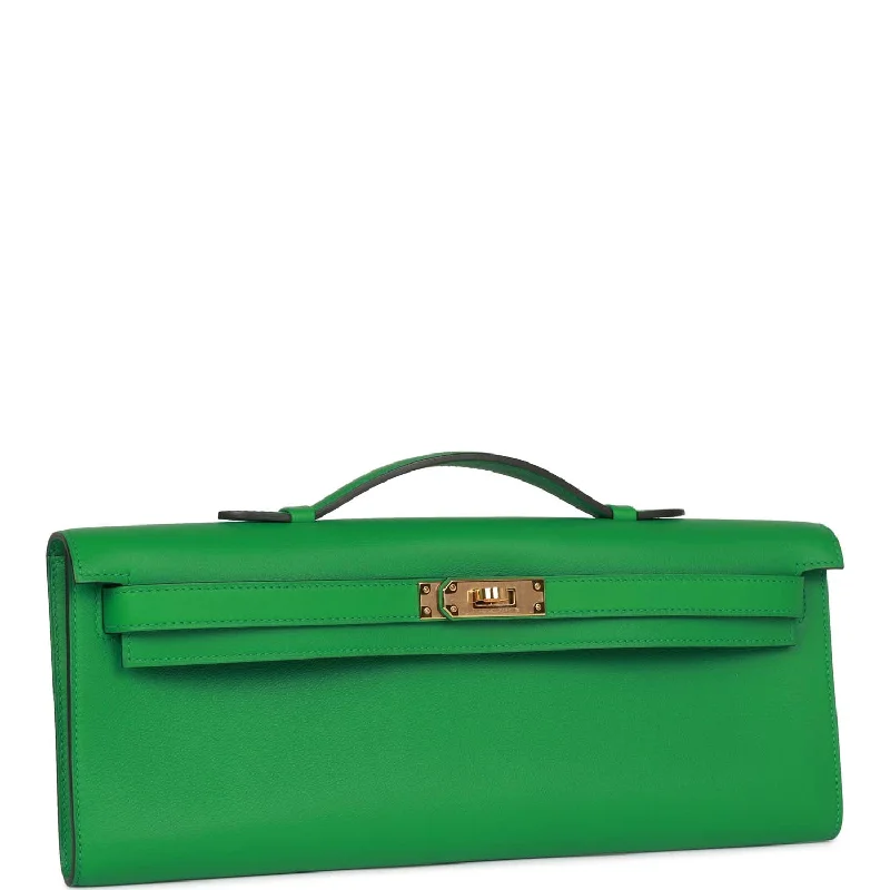 Hermes Kelly Cut Bambou Swift Gold Hardware