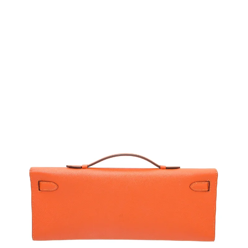 Hermes Potiron Kelly Cut Clutch