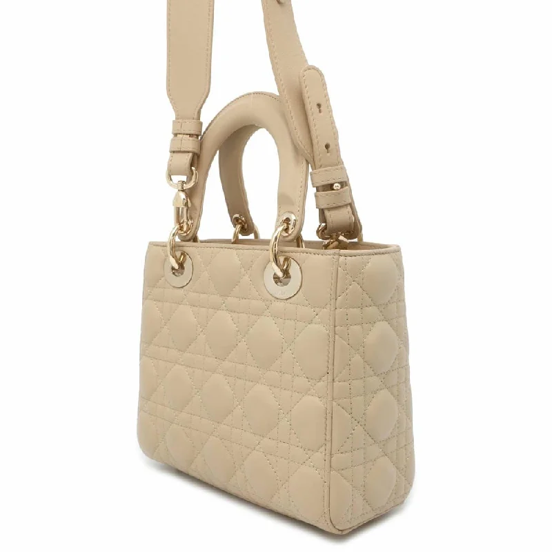 Fashion - forward Christian Dior tote bags for the modern womanDior Lady Dior My ABC 2WAY Handbag Beige M0538OCEA Lambskin Size Small