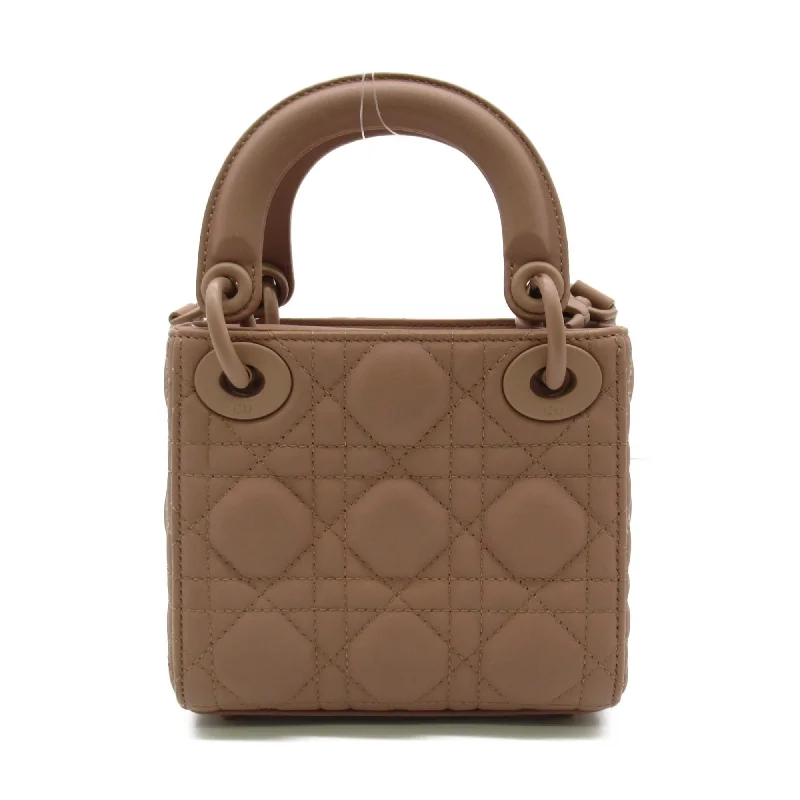 Fashion - forward Christian Dior tote bags for the modern womanDior Lady Dior Shoulder Bag Pink Beige Calfskin [cowhide]