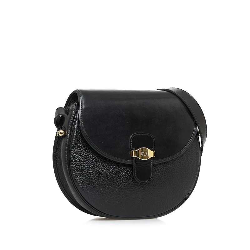 Christian Dior handbags with a back - pocket for quick storageDior Leather Crossbody (Tp7cUU)