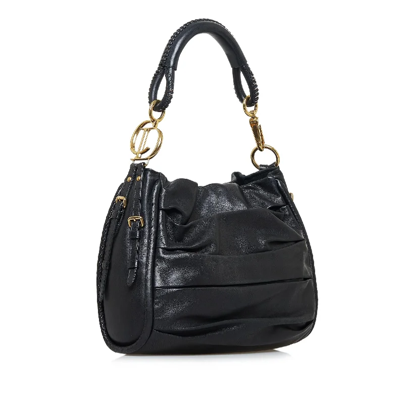 Christian Dior Saddle bags with a patent leather finish for a shiny lookDior Leather Shoulder Bag (zxRKkl)