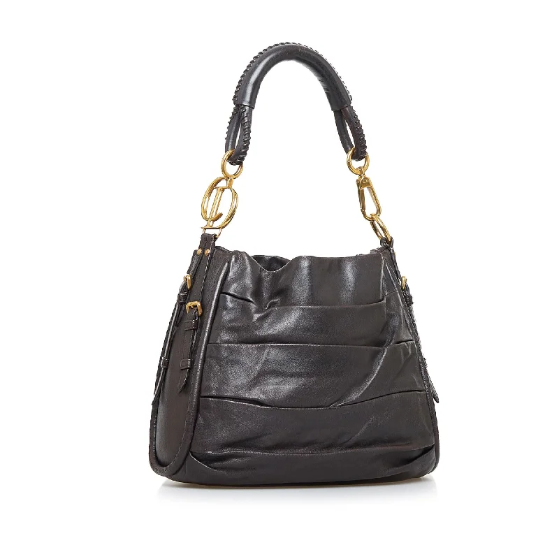 Christian Dior bags with a quilted pattern and gold - toned hardwareDior Libertine Hobo Bag (Maay4L)