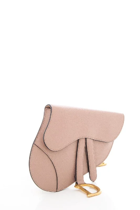 Christian Dior tote bags with a double - handle and shoulder - strap optionDior Mauve Saddle Belt Bag