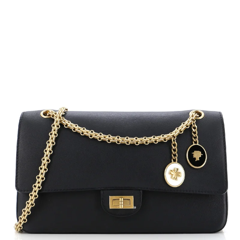 Contemporary Christian Dior handbags with a unique shapeNude Medallion Reissue 2.55 Flap Bag Calfskin 226