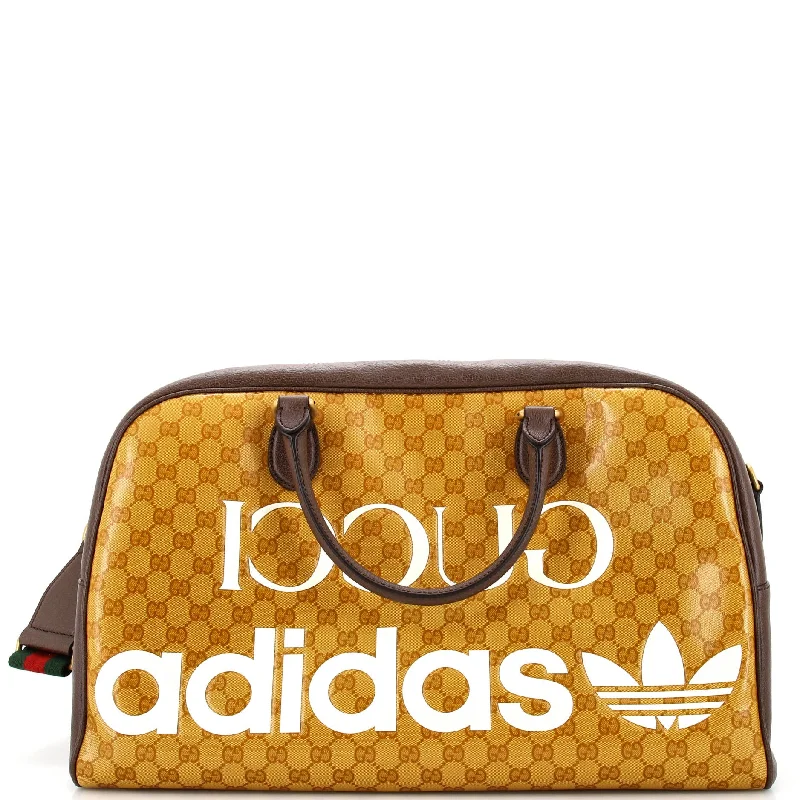 Christian Dior Saddle bags with a patent leather finish for a shiny lookx adidas Duffle Bag GG Coated Canvas Large