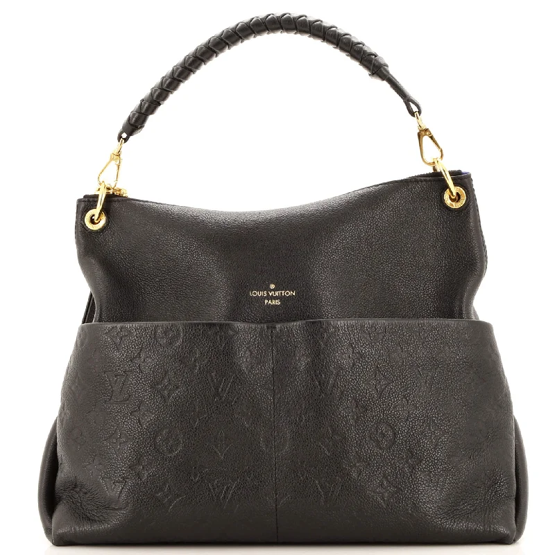 Christian Dior tote bags with a printed Dior logo on the frontMaida Handbag Monogram Empreinte Leather