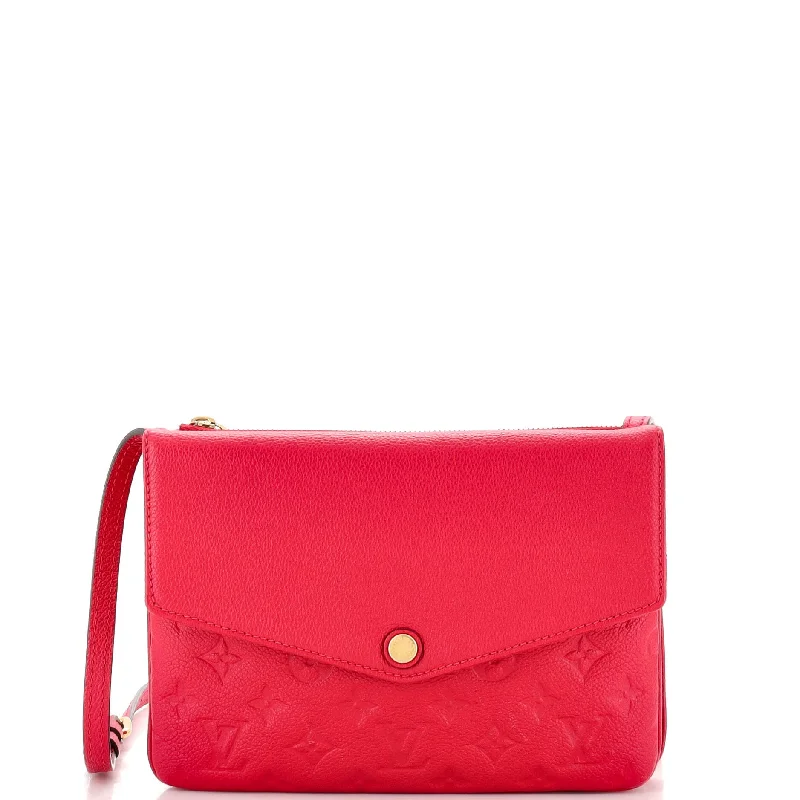 Trendsetting Christian Dior crossbody bags with a colorful strapTwice Handbag Monogram Empreinte Leather