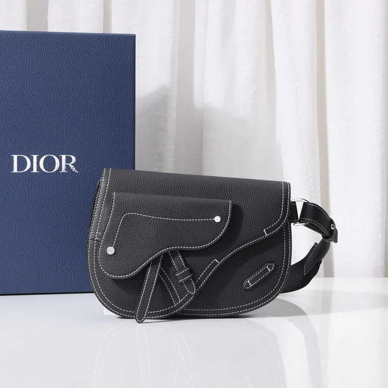 Christian Dior Saddle bags with a patent leather finish for a shiny lookThe Arid Bag Shop --DIOR Bags 157