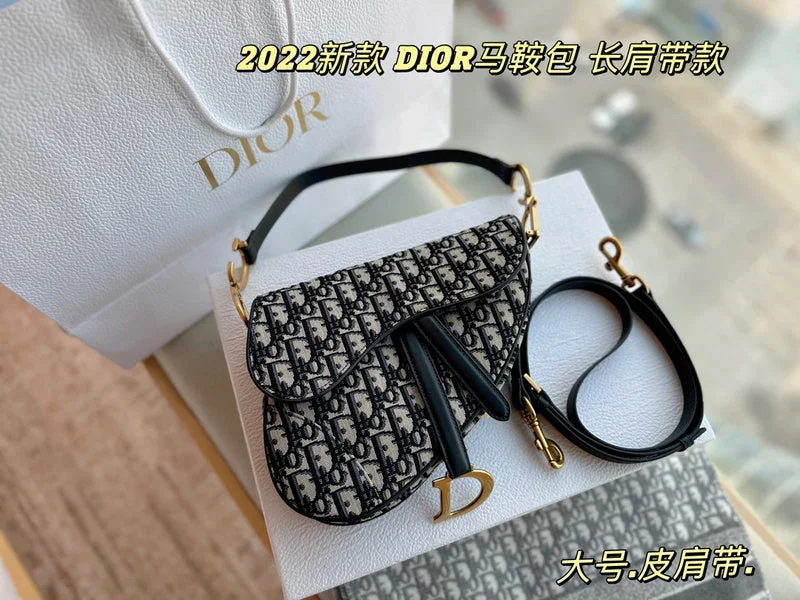 Christian Dior Saddle bags with a patent leather finish for a shiny lookWF - Dior Bags - 329